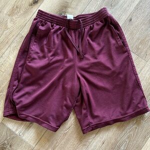 Maroon Champion Basketball Athletic Shorts
